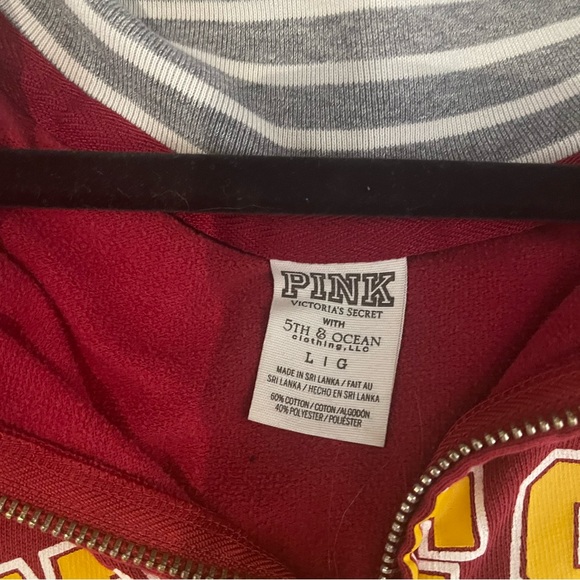 Victoria secret quarter zip jacket. Size large. Used but in good condition. - Picture 4 of 5